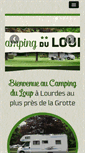 Mobile Screenshot of camping-du-loup-lourdes.com